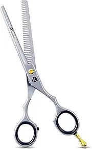 K5 International Hair Thinning Scissors Professional Hairdressing Hair Cutting Shears Japanese Stainless Steel Razor Edge for Hair Salon,Men,Women and Kid’s (Silver)