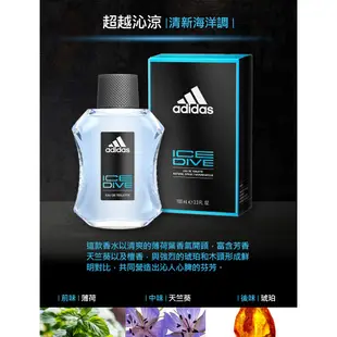 adidas愛迪達 男用淡香水(超越自信)100ml