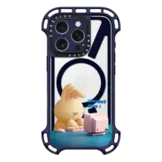 iPhone 16 Pro Ultra Bounce Case MagSafe Compatible Monday Blue by Bonnie Lu