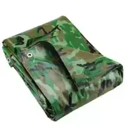 Hiking Camouflage Tarpaulin Heavy Duty Tarp Waterproof Ground Sheet Camping Camo
