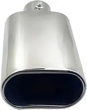 Car Silencers Universal Square Car Exhaust Muffler Tips Adjustable Inlet For 1.5 To 2.25 Inch Exhaust Pipes Outlet Exhaust Muffler