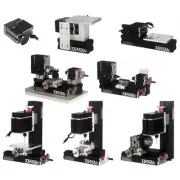 8in1 DIY Tools Mini Wood Metal Lathe Wire Sawing Machine Mill Driller Sander 60W