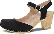 [dansko] Taytum Closed-Toe Assymetrical Sandal for Women - Quality Leathers Treated with Scotchgard for Stain Resistance - Cushioned, Contoured Footbed for All-Day Comfort