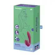 Satisfyer Sunray Berry: App-Controlled Silicone Rabbit Vibrator for Dual Stimula