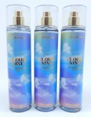 3 BATH & BODY WORKS CLOUD NINE FINE FRAGRANCE BODY MIST 8oz NEW!