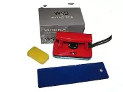 Ski Snowboard Wax Iron red + snowboard long blue scraper 10" +all temp wax 40g