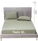 Grounding Sheet Twin XL Size with 15Ft Cord, 90% Organic Cotton + 10% Silver Fib