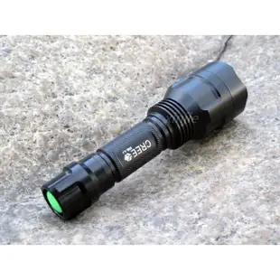 信捷【A14】黃光 C8 CREE XM-L2 強光手電筒 使用18650電池 LED Q5 T6 U2