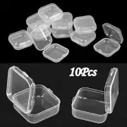 Mini Box Plastic Organizer Compartment Case Storage Jewelry Trinkets DIY 10 Pcs