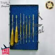 New Rhinoplasty nasal rasp set of 7 pcs packed in cassette tray surgical