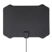 Flat Digital Indoor HDTV HD TV Antenna Fox with Amplifier 50 Miles Range VHF UHF