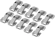 1.5mm Thick Steel Face Frame Mounting Hinges Hydraulic Hidden Door Hinges 40 Screws Easy Install for Kitchen Cabinets