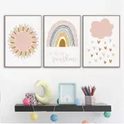 You are my sunshine Canvas Wall Art (set of 3)