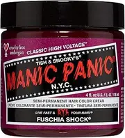 MANIC PANIC Classic Fuschia Shock Semi Permanent Hair Color - Dark Pink Hair Dye for Women & Men That Lasts 4-6 Weeks - Vegan, Ammonia & Cruelty-Free - Create & Mix Custom Shades (4oz)