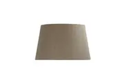 43Cm Floor Lamp Shade In Burlap Fabric - Grey