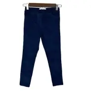 NWT Mini Boden Girls Cord Leggings School Navy Pants Size 9Y Corduroy