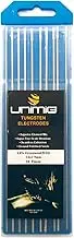 Zirconiated Tungsten Electrodes, White, 1.6 mm (10-Pieces)