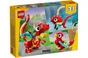 LEGO Creator Red Dragon Fish Figure Phoenix Model Animal Set for Kids Boys