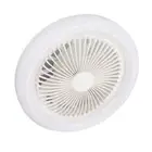 US (White)36W Ceiling Fan Light 9.8 Inches Small Noiseless E27 LED Fan Lamp For
