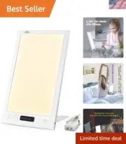 Full Spectrum Sunrise Simulation Alarm Clock with Adjustable Brightness