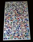 36" x 24" marble side / end Table Top Inlay stone art Marquetry decor