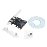 PCIE to Double USB3.1 Type C Adapter Card Expansion 5Gbps for Desktop PC