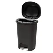 Step On Trash Can Garbage Bin Waste Container Durable Indoor 13 Gal Home Kitchen