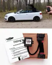 AUDI A3 8P CABRIO CONVERTIBLE PLUG & PLAY KEY FOB REMOTE ROOF CONTROL MODULE