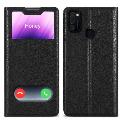 Case for Samsung Galaxy M21 / M30s Phone Cover Protection Window Book Wallet