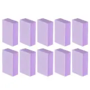 10pcs Nail Buffer Block 120 Grit Nail File for Nail Buffing, Purple