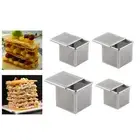 Mini Loaf Pan Removable Rectangular Multipurpose Easy Clean Cake Making Tray