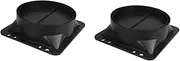 OSALADI 2pcs Range Hood Exhaust Valve Non-return Stove Vent Valve Kitchen Hood Vent Cover Accessory Easy Installation