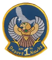 HSC-26 CHARGERS DESERT 1 HAWKS PATCH