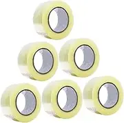 STOBOK Silent Tape Box Sealing Band High Viscosity Simple Tape 6 Rolls for Packaging