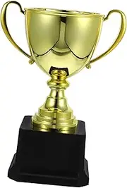 BESPORTBLE Game Trophy Tall Trophy Celebration Trophy Decor Trophy Award Trophy Prop Champions Trophy Party Cups Creative Trophy Model Trophy Decor for Students Trophy Cups Golden Plastic