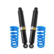 Rear Webco Shock Absorbers Lovells Raised Springs for JEEP GRAND CHEROKEE 05-on