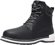 [CAMEL CROWN] Work Boots for Men Water-Resistant Soft Toe Non Slip, Comfortable Insulated Industrial Construction Boots