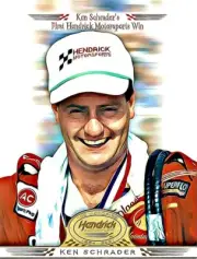 Ken Schrader Super Shots Gold Digital Art Trading Card / Video Issue #11/1000
