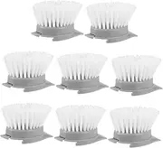 Minkissy Pcs Removable Kitchen Brush Heads Dish Washing Cleaning Brush Set Large Head Easy Assembly for Kitchen Cleaning Needs
