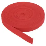 Cotton Twill Tape 5/8" 25 Yards Cotton Ribbon Bias Binding Tape Light Red