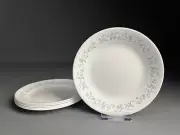 Corelle Country Cottage by Corning (6) Bread Butter Plates 6-3/4” Lavender/Heart