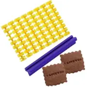 Mini Letter Cookie Stamp DIY Cookies Word Press Stamp Embossing Cookie Tools 1pc