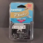 Brother P-Touch M-K231 12mm Tape 1/2" White Tape