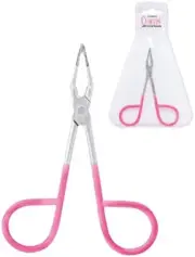 Curtis PROFESSIONAL Salon TWEEZERS with Easy Scissor Handle, CASE Included; t...