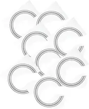 TEMPNAP Guitar Sound Hole Decal 8pcs Rosette Set Attractive Pattern Enhance Guitar Appearance Present