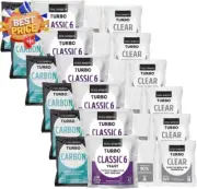 6X Turbo Classic Pack Turbo Yeast Carbon Clear Home Brew Alcohol Fermentation