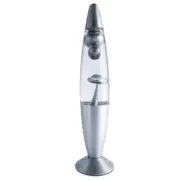 Silver Metallic Magma Motion Lamp