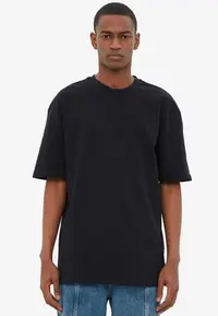 在飛比找ZALORA購物網優惠-Basic Relaxed Fit Cotton T-Shi