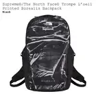 Supreme® x The North Face® Trompe L’oeil Printed Borealis Backpack Black - SS23