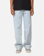 [Calvin Klein] Calvin Klein 90's Loose Pleated Jeans Light Blue - Size 38 38 Light Blue